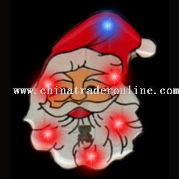 Christmas Series flashing pin from China